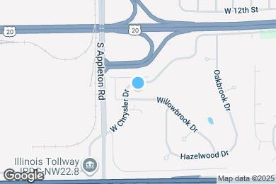 Map image of the property - 1750 W Chrysler Dr
