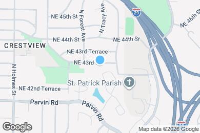 Map image of the property - 1225 NE 43rd St