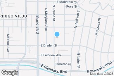Map image of the property - 1124 N Louise St