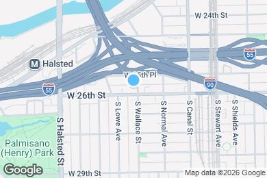 Map image of the property - 602 W 26th St