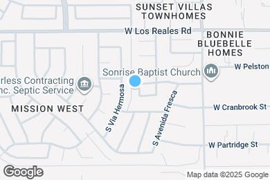 Map image of the property - 7472 S Calle De La Tinta