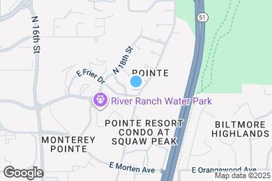 Map image of the property - 7706 N Dreamy Draw Dr