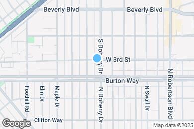 Map image of the property - 311 S Doheny Dr