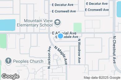 Map image of the property - 2082 E Minarets Ave