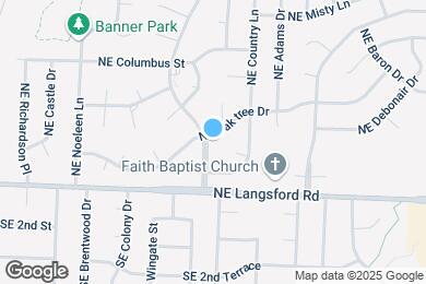 Map image of the property - 1139 NE Oak tree Dr
