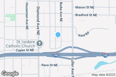 Map image of the property - 701 Burke Ave NE