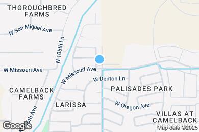 Map image of the property - 5501 N 103rd Dr