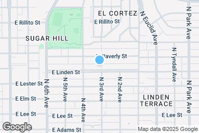 Map image of the property - 439 E Linden St