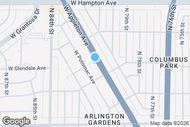 Map image of the property - 8043 W Appleton Ave