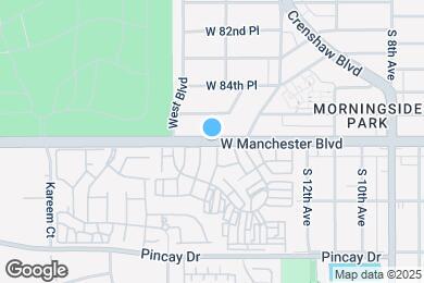 Map image of the property - 3500 W Manchester Blvd