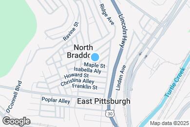 Map image of the property - 525 Maple St