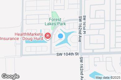 Map image of the property - 16312 SW 102nd St