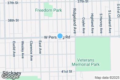 Map image of the property - 6441 Pershing Rd