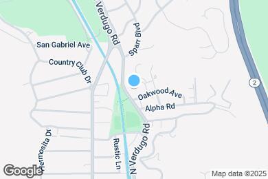 Map image of the property - 2940 N Verdugo Rd