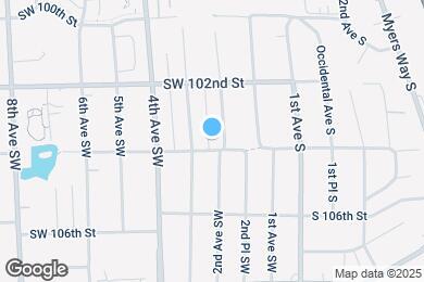 Map image of the property - 210 SW 104th St