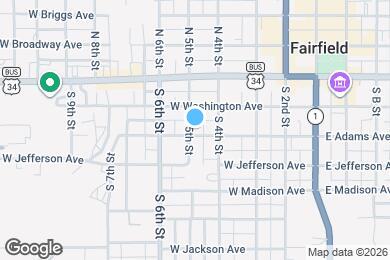 Map image of the property - 407 West Adams Avenue