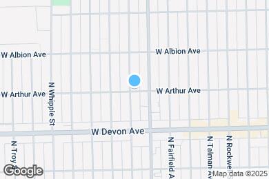 Map image of the property - 6503 N Mozart St