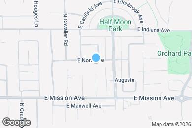 Map image of the property - 19818 E Nora Ave