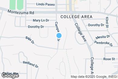 Map image of the property - 4953 Campanile Dr