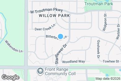 Map image of the property - 831 Bitterbrush Ln