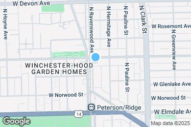 Map image of the property - 1771 W Granville Ave