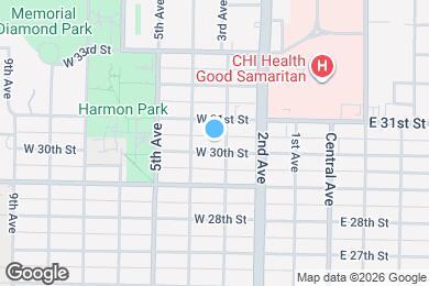 Map image of the property - 305 W 30th St