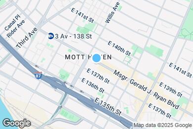 Map image of the property - 420 E 138th St