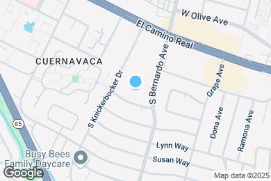 Map image of the property - 745 S Bernardo Ave