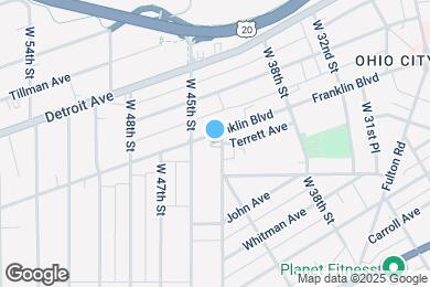 Map image of the property - 1786 W 44th St