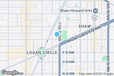 Map image of the property - 1101 Q St NW