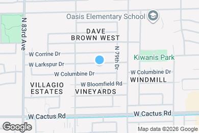 Map image of the property - 8003 W Larkspur Dr