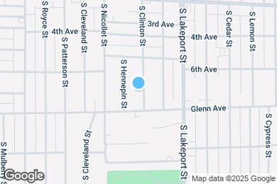 Map image of the property - 2325 S Clinton St