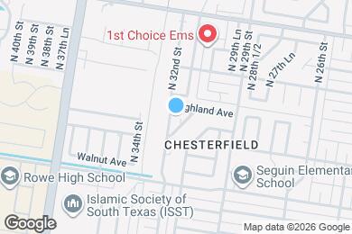 Map image of the property - 2508 N 32nd St