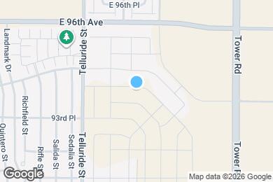 Map image of the property - 17942 E 94th Pl