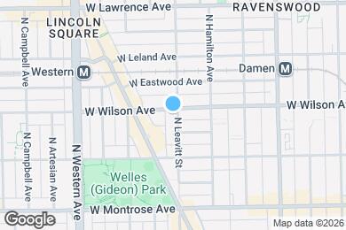 Map image of the property - 4549 N Leavitt St