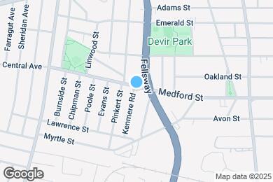 Map image of the property - 251 Central Ave