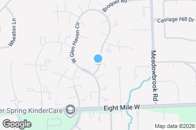 Map image of the property - 21119 E Glen Haven Cir