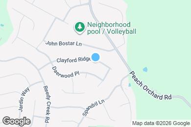 Map image of the property - 11314 Clayford Ridge