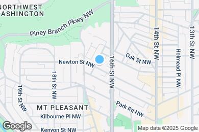 Map image of the property - 1629 Newton St NW