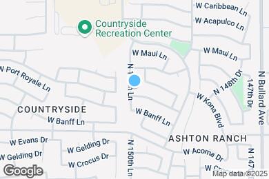 Map image of the property - 14817 N 150th Ln