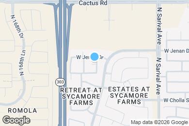 Map image of the property - 11692 N 165th Ln