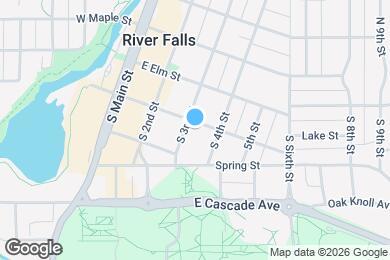 Map image of the property - 302 E Walnut St