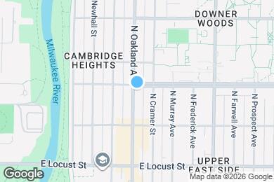 Map image of the property - 3070 N Oakland Ave