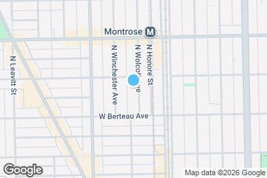 Map image of the property - 4242 N Wolcott Ave