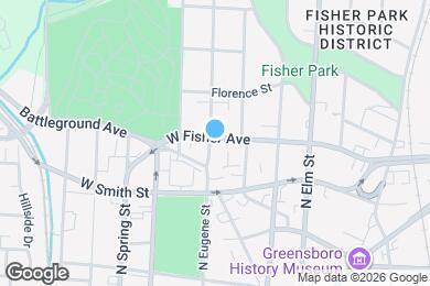 Map image of the property - 319 W Fisher Ave