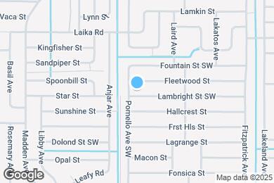 Map image of the property - 589 Lambright St SW