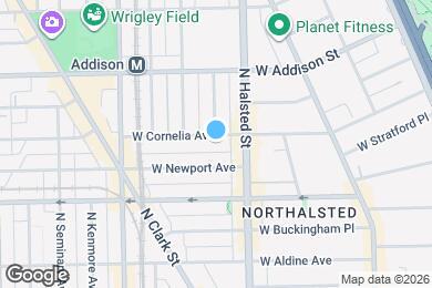 Map image of the property - 833 W Cornelia Ave