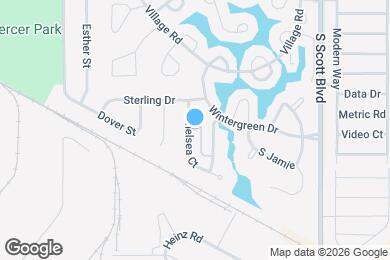 Map image of the property - 1834 Chelsea Ct