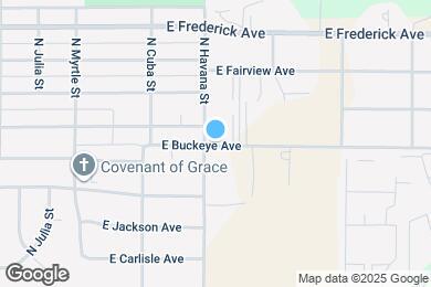 Map image of the property - 4421 E Buckeye Ave