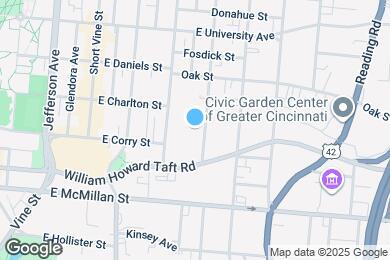 Map image of the property - 2631 Bellevue Ave